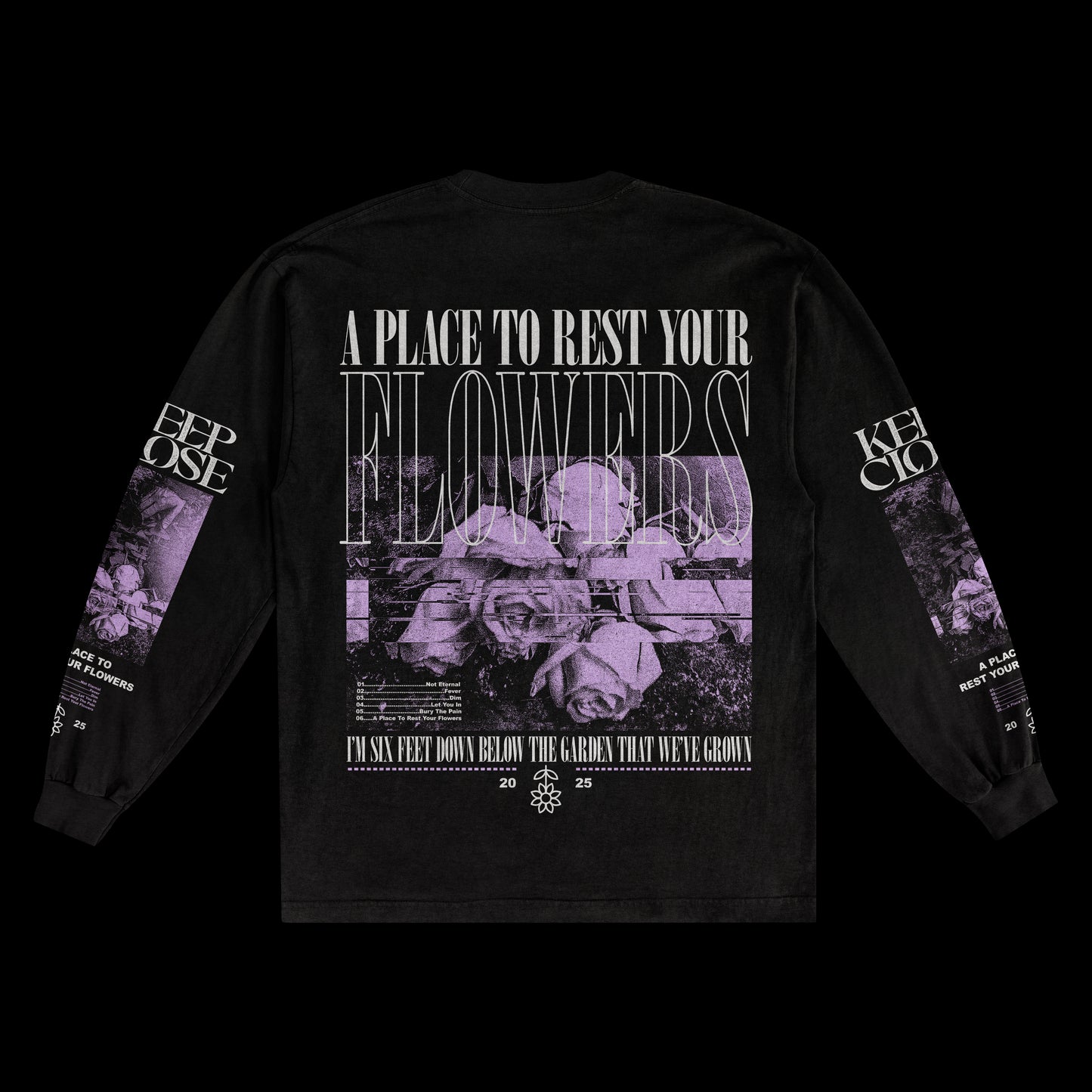 A Place To Rest Your Flowers Long Sleeve - Pink