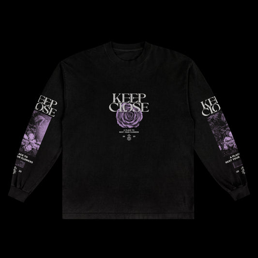 A Place To Rest Your Flowers Long Sleeve - Pink
